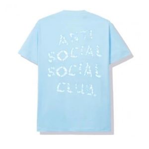 Anti Social Social Club Partly Cloudy Blue Tee